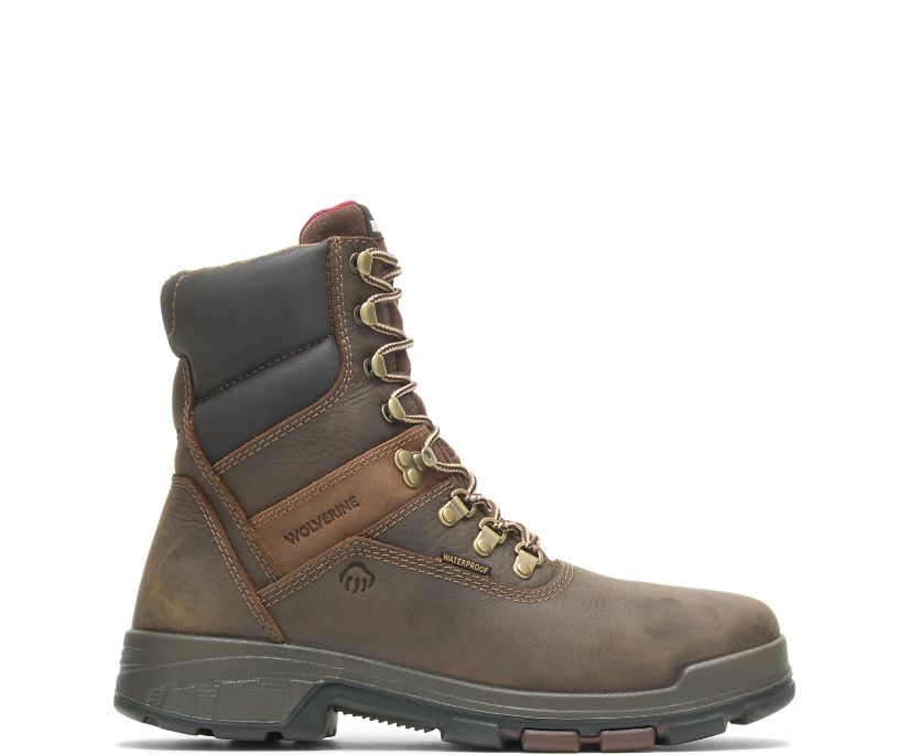 Bottes Wolverine Cabor EPX® Waterproof 8" Homme - Marron Foncé (FUI748953)